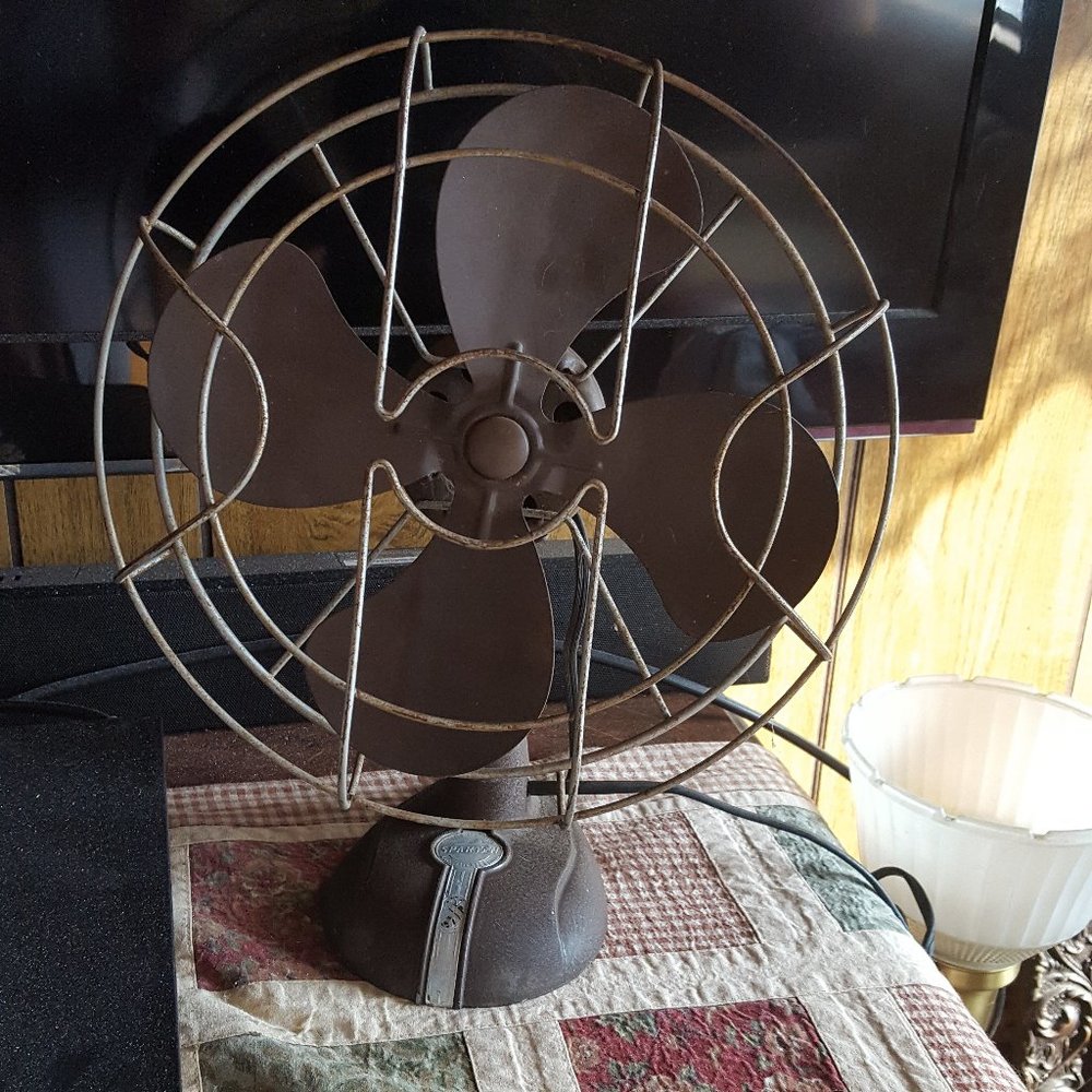 Vintage Antique Art Deco Electric Fan Not Working - Picture 2 of 8